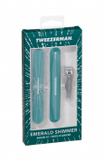 Tweezerman Emerald Shimmer Manikűrkészlet a tökéletes manikűrhöz