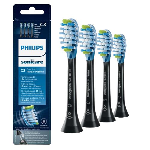 Philips Sonicare C3 Premium Plaque Defence Black HX9044/33, 4 db