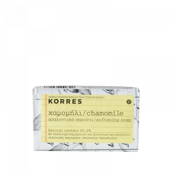 KORRES Soap Chamomile - Kamillás szappan érzékeny bőrre, 125g