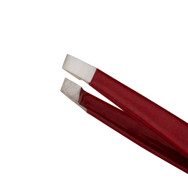 Tweezerman Vintage Rose Mini Slant Tweezer – szemöldökcsipesz tokkal