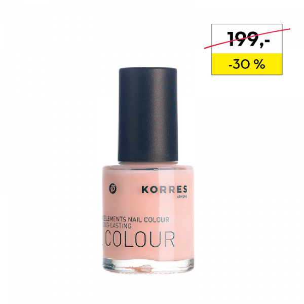 KORRES Nail Colour PASTEL ROSE 06 - gondoskodó körömlakk színárnyalat 06, 10 ml