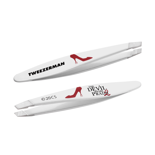 Tweezerman Mini Slant ferde csipesz Az ördög Pradát visel 2 – limitált kiadás