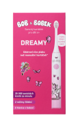 Bob és Bobek DREAMY szónikus fogkefe  gyermekeknek 6+, 35 000 rezgés/perc, 2 cserélhető fej a csomagban