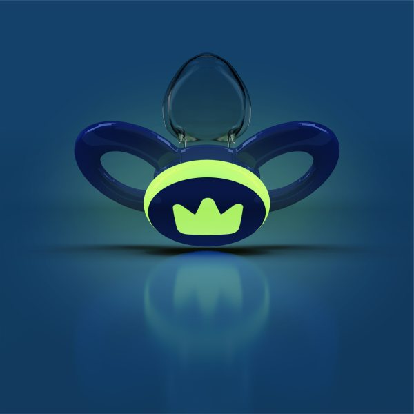 Dentistar Day & Night Soother, nappali és éjszakai cumi, 14 hónapos kortól, kék