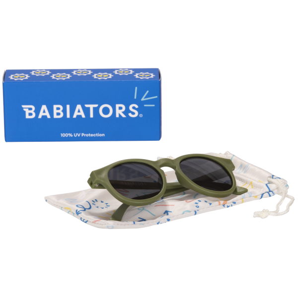 BABIATORS Eco Collection Keyhole Wild Moss, zöld napszemüveg, 3-5 év