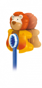 Miradent Funny Oroszlán, fogkefe tartó két tapadókoronggal