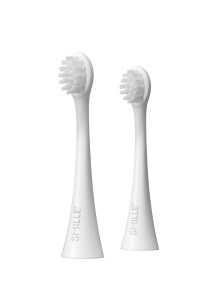 SMILLE szónikus fogkefe MINI pótfejek, fehér, 2 db