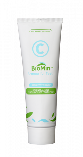 BioMin C fluoridmentes fogkrém érzékeny fogakra, 75 ml