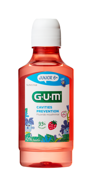 GUM Junior szájvíz kalciummal és fluoriddal + CPC 0,07