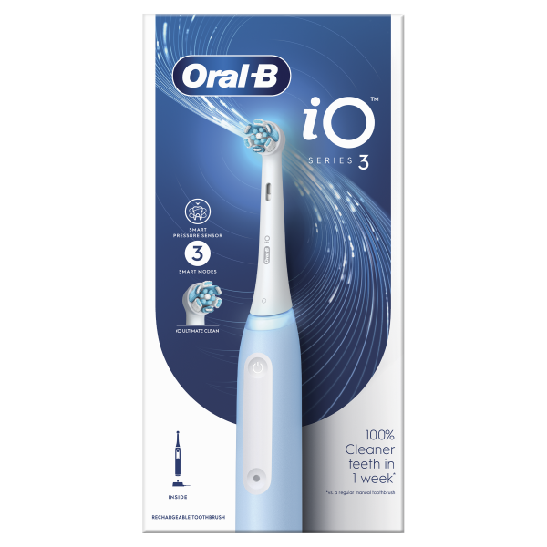 Oral-B iO Series 3 Ice Blue elektromos fogkefe