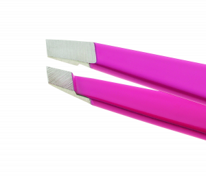 Tweezerman SLANT csipesz- rózsaszín
