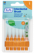 TePe Original fogköztisztító kefék bioműanyagból 0,45 mm, narancssárga, 6 db