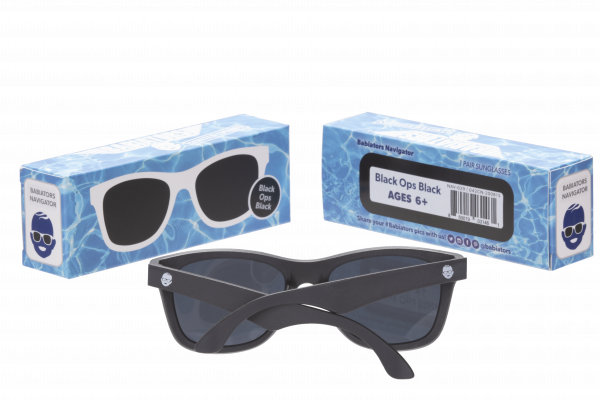 BABIATORS Navigator napszemüveg, fekete, 6 éves kortól