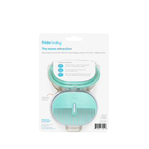 Frida Baby Head-Hugging Hair Brush & Comb, hajkefe és fésű készlet