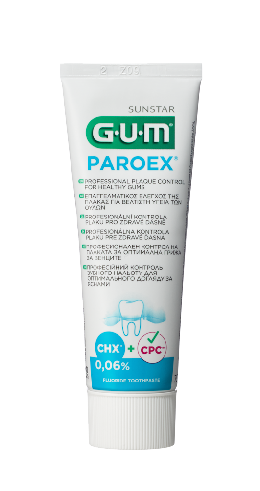 GUM PAROEX fogkrém (CHX 0,06 % + CPC 0,05 %), 75 ml