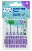 TePe Original fogköztisztító kefék bioműanyagból 1,1 mm, lila, 6 db