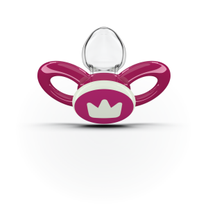 Dentistar Day & Night Soother, nappali és éjszakai cumi, 14 hónapos kortól, rózsaszín