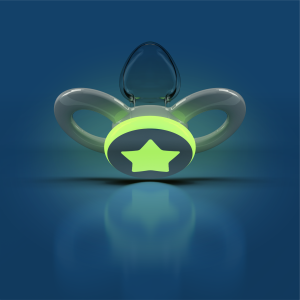 Dentistar fogszabályozó cumik 6-14 hónapos korig, szürkészöld