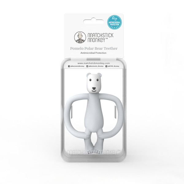 Matchstick Monkey fogzást segítő rágóka, Jegesmedve