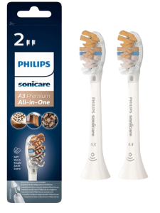 Philips Sonicare A3 Prestige pótfej HX9092/10, fehér, 2 db/csomagolás