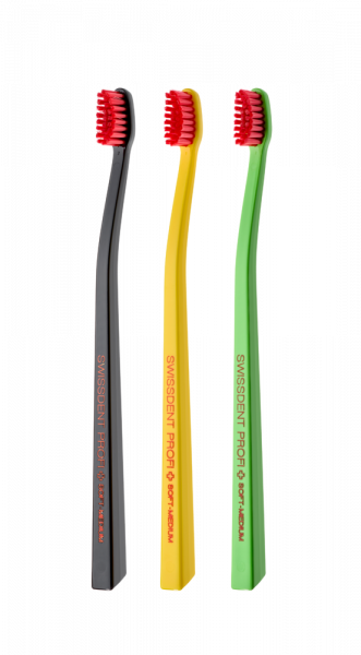 SWISSDENT COLOURS fogkefe Soft-Medium (2+1 ingyen) - DAVOS