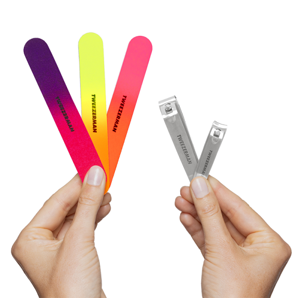 Tweezerman Neon Nail Kit – professzionális körömápoló készlet
