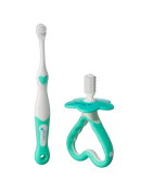 Brush-baby First Brush & Teether, fogkefe és rágóka, 0-18 hónapos korig
