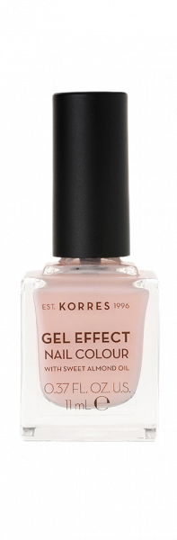 KORRES Gel-Effect Nail Colour – zselés körömlakk, 04 – Peony Pink, 11 ml