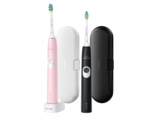 Philips Sonicare ProtectiveClean 4300 HX6800/35 szónikus elektromos fogkefe duo pack – fekete és rózsaszín