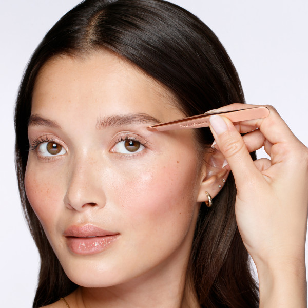 Tweezerman SLANT csipesz - rose-gold