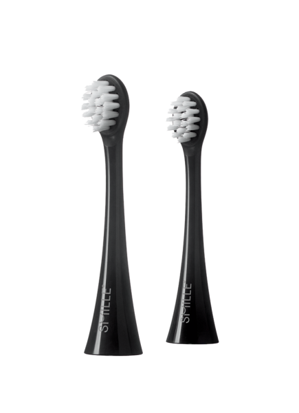 SMILLE Sonic Brush MINI pótfejek, fekete, 2 db