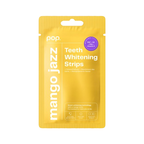 Pop Mango Jazz Teeth Whitening Strips, fogfehérítő csíkok (7x2 db)