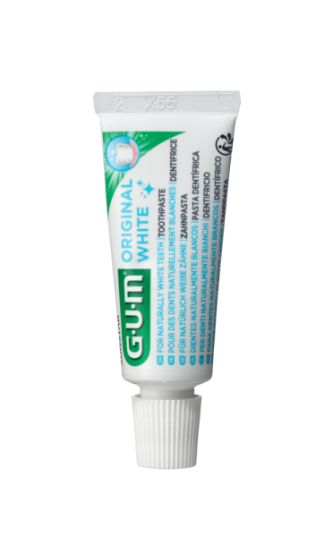 GUM OriginalWhite fehérítő fogkrém, utazó kiszerelés, 12 ml