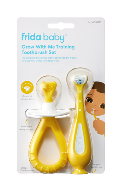 Frida Baby Grow-With-Me, oktató fogkefe készlet babáknak