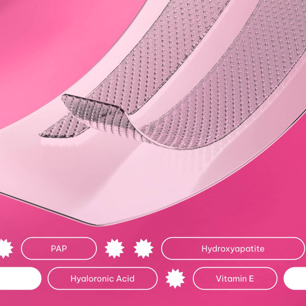 Pop Very Berry Teeth Whitening Strips, fogfehérítő csíkok (7x2 db)