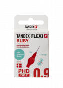 Tandex Flexi Ruby fogköztisztító, 0,90 mm, 6 db
