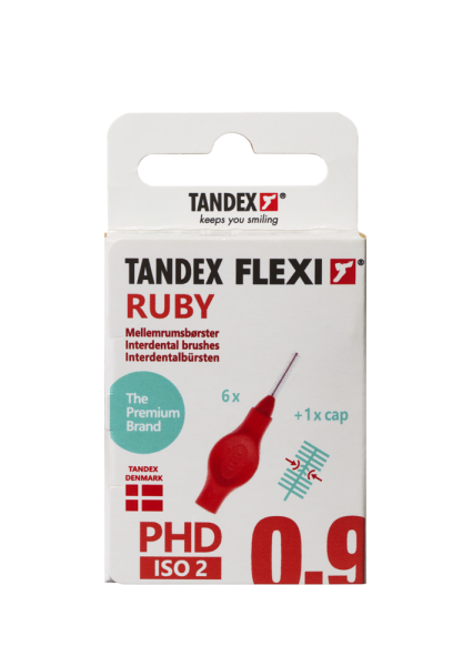 Tandex Flexi Ruby fogköztisztító, 0,50 mm, 6 db