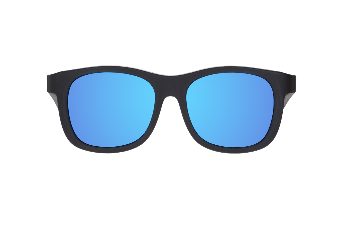 BABIATORS Polarized Navigator Jet Black, polarizált napszemüveg, fekete, 0-2 éves korig