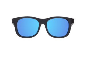 BABIATORS Polarized Navigator Jet Black, polarizált napszemüveg, fekete, 0-2 éves korig