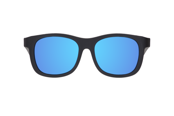 BABIATORS Polarized Navigator Jet Black, polarizált napszemüveg, fekete, 0-2 éves korig