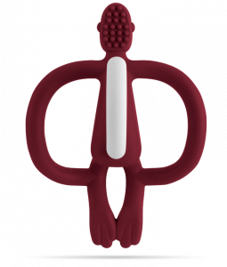 Matchstick Monkey fogzást segítő rágóka, bordó