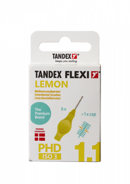 Tandex Flexi Yellow fogköztisztító, 0,7 mm, 6 db