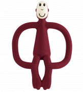 Matchstick Monkey fogzást segítő rágóka, bordó