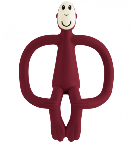 Matchstick Monkey fogzást segítő rágóka, bordó