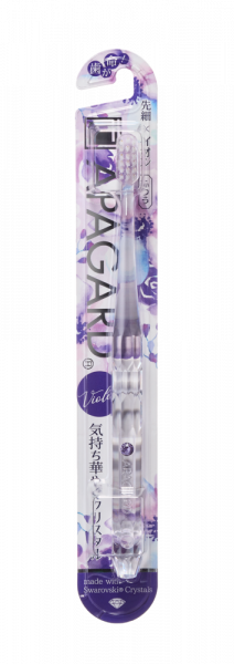APAGARD fogkefe Swarovski® kristállyal, közepes erősségű sörtékkel