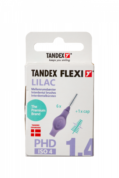 Tandex Flexi Lilac fogköztisztító, 0,80 mm, 6 db