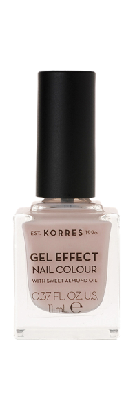 KORRES Gel-Effect Nail Colour – zselés körömlakk, 31 – Sandy Nude, 11 ml