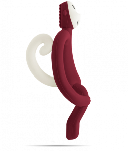 Matchstick Monkey fogzást segítő rágóka, bordó