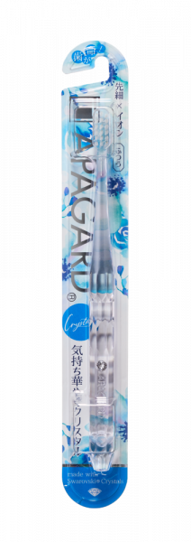 APAGARD fogkefe Swarovski® kristállyal, közepes erősségű sörtékkel