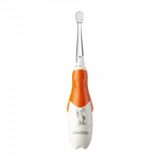 Bob & Bobek szónikus gyerekfogkefe buborékfújó nyuszi motívummal, narancssárga, 0-5 éves korig